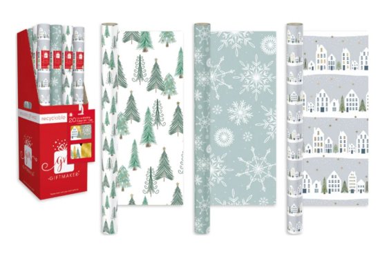 (image for) XMAS GIFT WRAP WINTER - 4M 