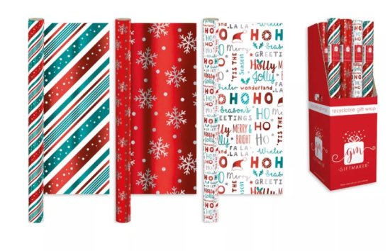 (image for) XMAS GIFT WRAP FESTIVE - 1.5M 