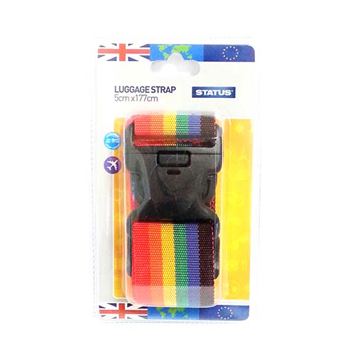 (image for) STATUS LUGGAGE STRAP MULTI COLOUR - 5CM X 177CM
