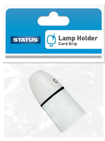 (image for) STATUS LAMP HOLDER - CORD GRIP - T2 UNSWITCHED - WHITE