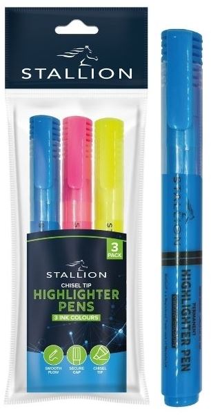 (image for) Swift Highlighter Pens Assorted - 3S