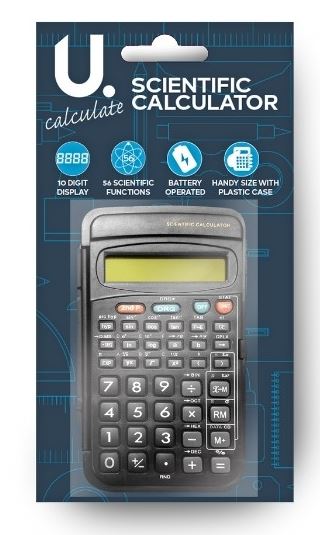(image for) U. Scientific Calculator with Case - STD