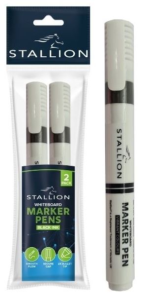 (image for) Swift Whiteboard Markers Black - 3S