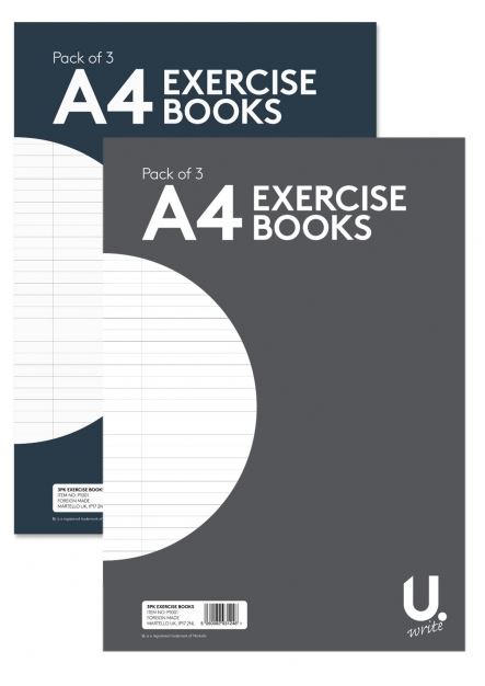 (image for) U. Exercise Book Lined - A4