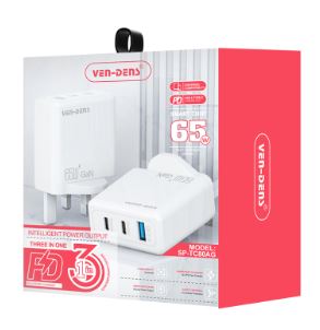 (image for) VEN 3 IN 1 MULTI PORT CHARGER - 65W