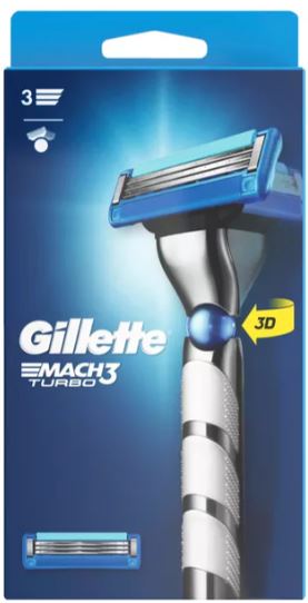 (image for) GILLETTE MACH3 TURBO RAZOR 2UP - STD