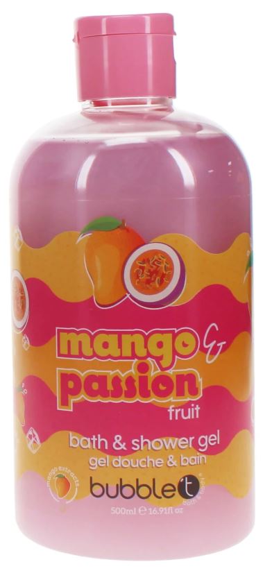 (image for) BUBBLE T SHOWER GEL MANGO & PASSION - 500ML