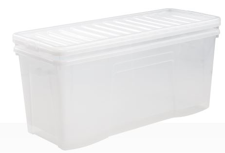 (image for) CRYSTAL STORAGE BOX+LID CLEAR