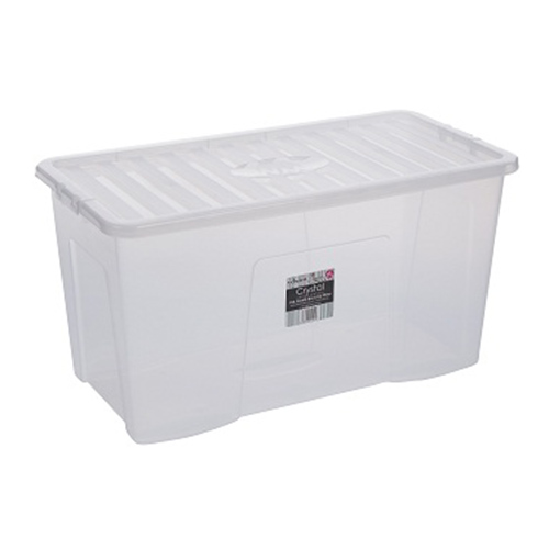 (image for) CRYSTAL STORAGE BOX+LID CLEAR