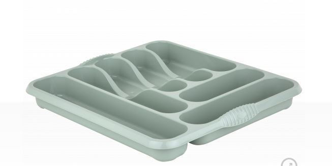 (image for) WHAM CASA CUTLERY TRAY SAGE SILVER