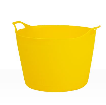 (image for) WHAM FLEXI TUB ROUND YELLOW