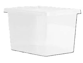 (image for) CRYSTAL STORAGE BOX+LID CLEAR