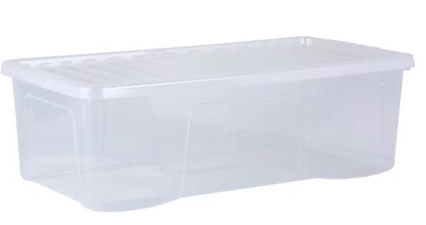 (image for) CRYSTAL STORAGE BOX+LID CLEAR