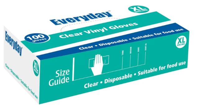 (image for) EVERYDAY CLEAR GLOVES POWDERED