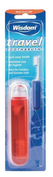 (image for) WISDOM TRAVEL TOOTHBRUSH -MEDIUM
