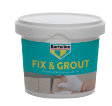 (image for) BARTOLINE FIX AND GROUT WALL TILE ADHESIVE -500G