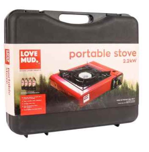 (image for) LOVE MUD PORTABLE CAMPING GAS STOVE
