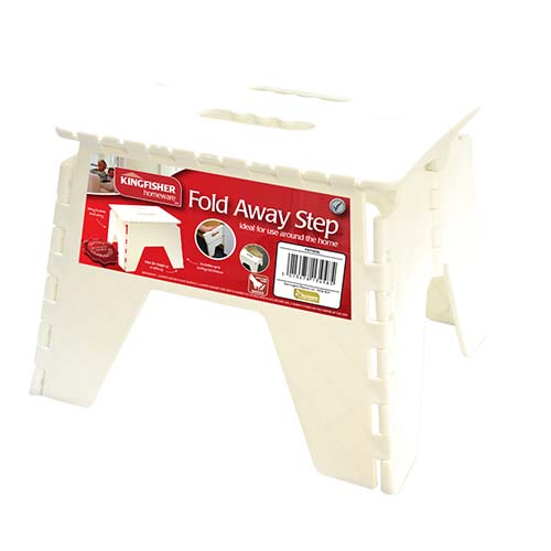 (image for) KINGFISHER FOLD AWAY COMPACT STEP STOOL
