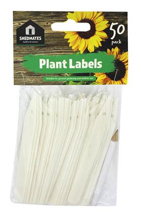 (image for) KINGFISHER GARDEN PLANT LABELS WITH PENCIL - 50S