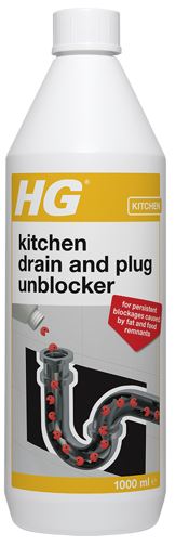 (image for) HG KITCHEN DRAIN & PLUG UNBLOCKER- 1000ML