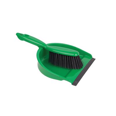 (image for) RS PRO STIFF DUSTPAN+BRUSH GRN