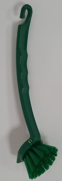 (image for) WASHUP BRUSH+COL HANDLE GREEN