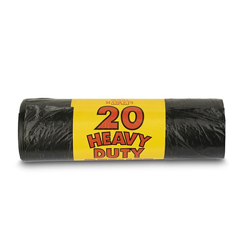 (image for) ROYAL MARKET REFUSE SACKS ROLL BLACK- 20S