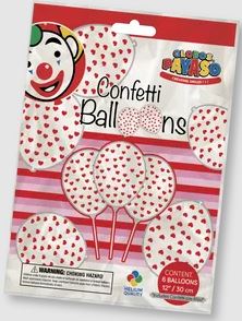 (image for) VAL BALLOON WITH CONFETTI