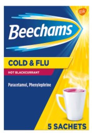 (image for) BEECHAMS COLD&FLU SACHET BL-CU