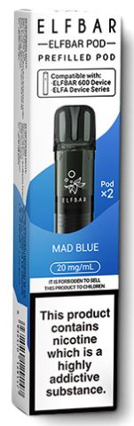 (image for) ELFBAR600 POD MAD BLUE