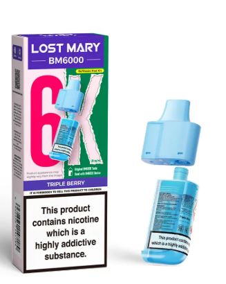 (image for) LOSTMARY BM6000 POD TRIPLE BER - 20ML 