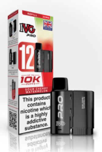 (image for) IVG PRO POD SOUR CHERRY WATERMELON - 20ML