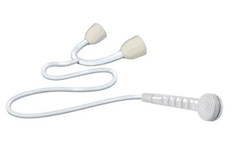 (image for) SABICHI SHOWER HEAD&HOSE WHITE