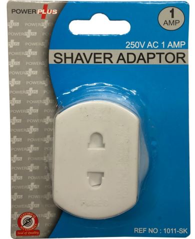 (image for) POWER PLUS SHAVER ADAPTOR 250V - 1AMP