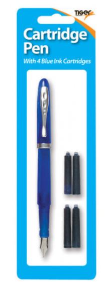 (image for) Tiger Cartridge Pen Blue- STD