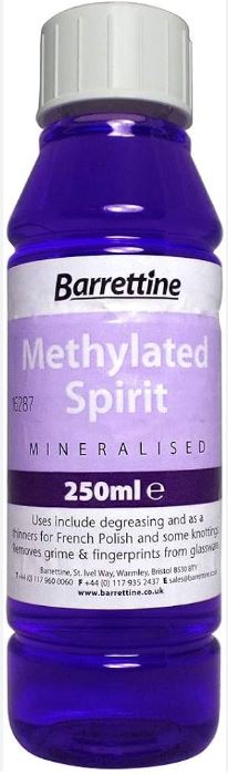 (image for) BARRETTINE MINERALISED METHYLATED SPIRIT - 250ML