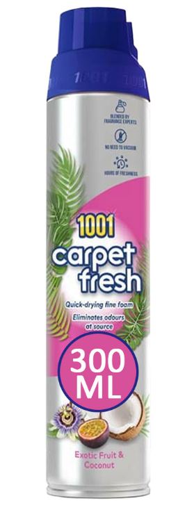 (image for) 1001 CARPET FRESH EXOTIC FLOWERS & PIBK GRAPEFRUIT - 300ML