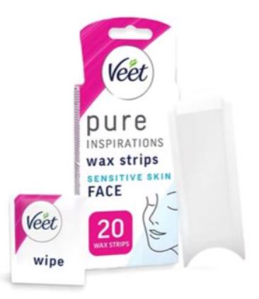 (image for) VEET FACE WAX STRIPS - 20S