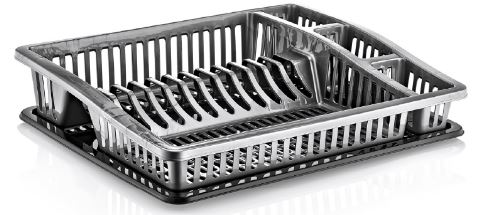 (image for) STEP DISH DRAINER+TRAY ASST