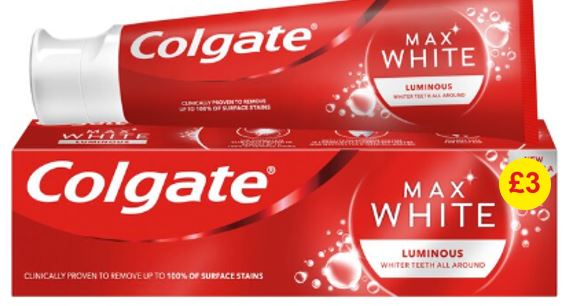 (image for) COLGATE TOOTH PASTE MAX WHITE PM3 - 75ML