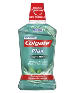(image for) COLGATE PLAX M/WASH SOFT MINT