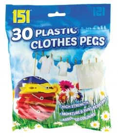 (image for) 151 PLASTIC PEGS 30S