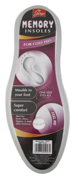 (image for) JUMP MEMORY FOAM INSOLES 2PK