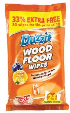 (image for) DUZZIT WOOD FLOOR WIPES 24S