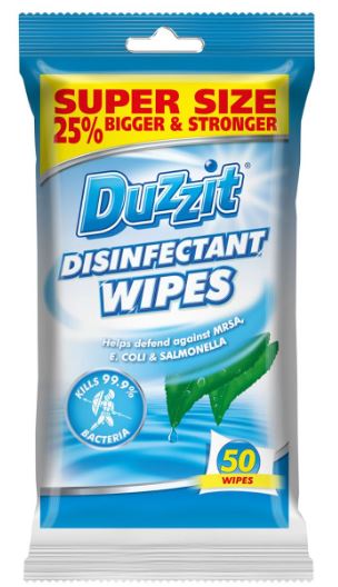 (image for) DUZZIT DISINFECTANT WIPES 50S