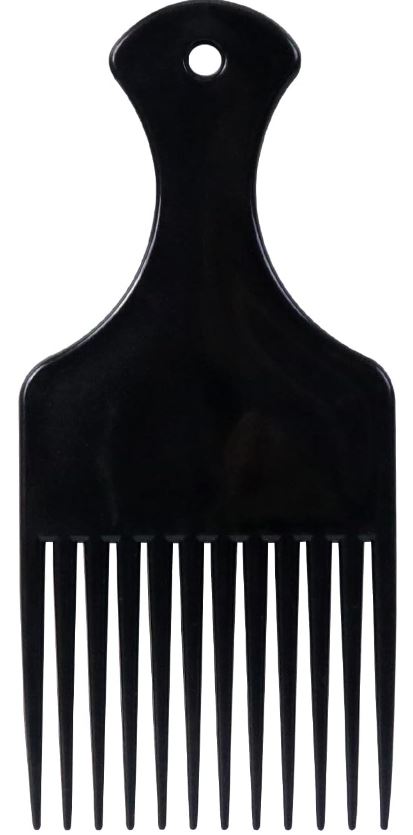 (image for) DURALON AFRO COMBS BLACK 4567B
