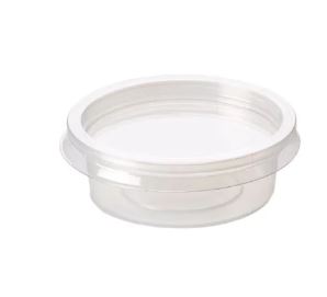 (image for) LONDON LIDS LTD LLL PLASTIC SAUCE CUP WITH LID MICRO WAVE SAFE 2OZCHUTNEY CUP