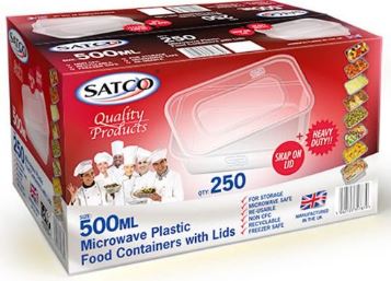 (image for) SATCO PLASTIC CONTAINER+LID