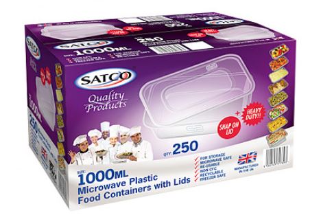 (image for) SATCO PLASTIC CONTAINER+LID
