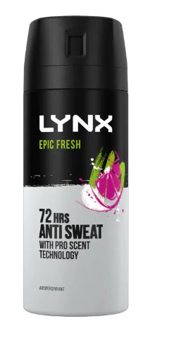 (image for) LYNX DEODORANT EPIC FRESH - 150ML